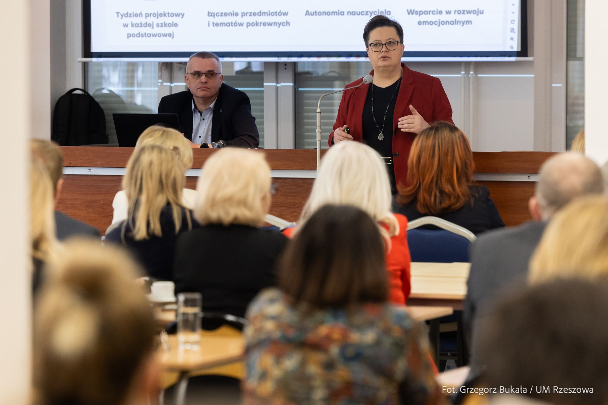 zdjęcie ze spotkania z Panią Minister Katarzyną Lubnauer w Rzeszowie, fot. Grzegorz Bukała